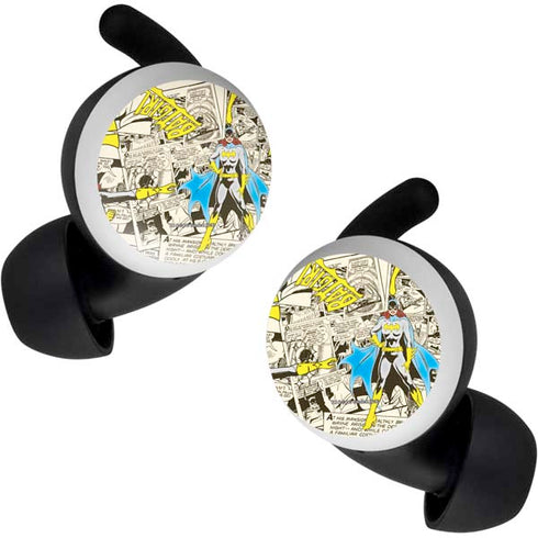 DC Comics Batman Batgirl Vintage Action pose pattern Google Pixel Buds Skin